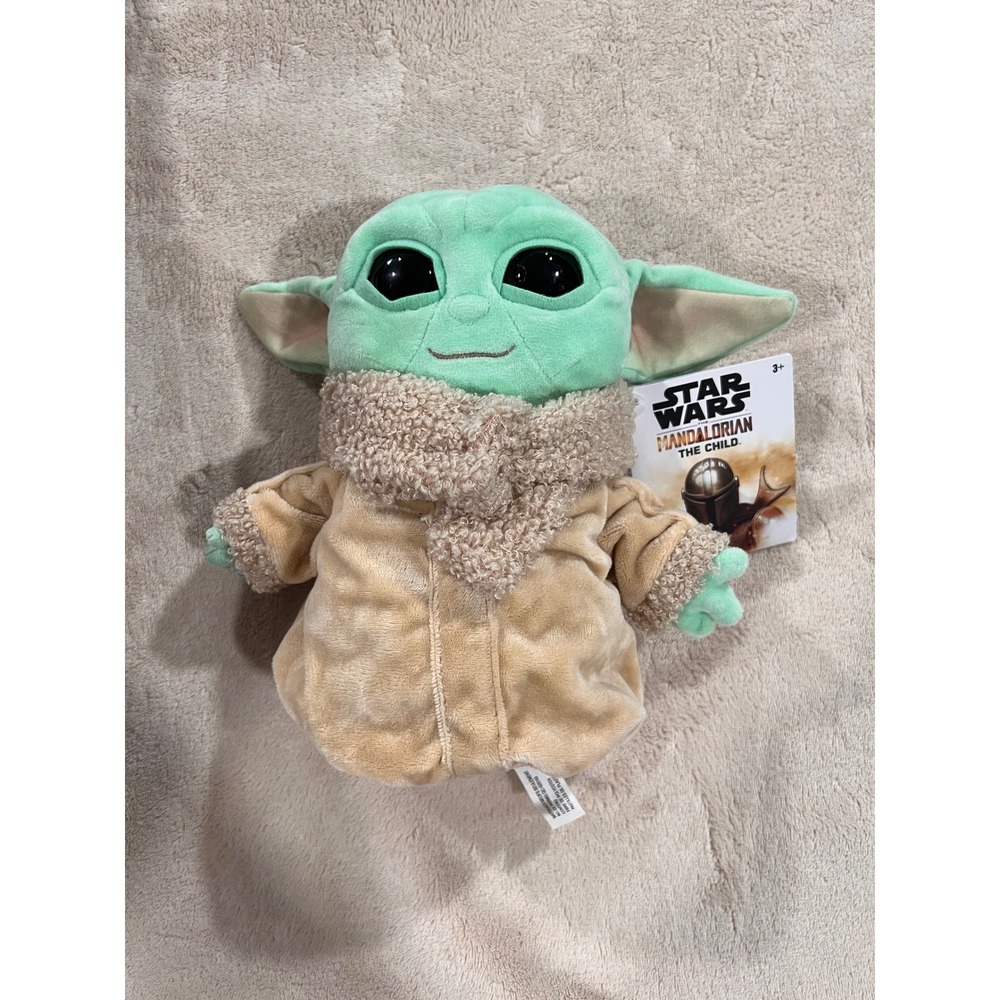Mattel Plush Toy Unisex 8" Green New Star Wars The Mandalorian The Child Grogu